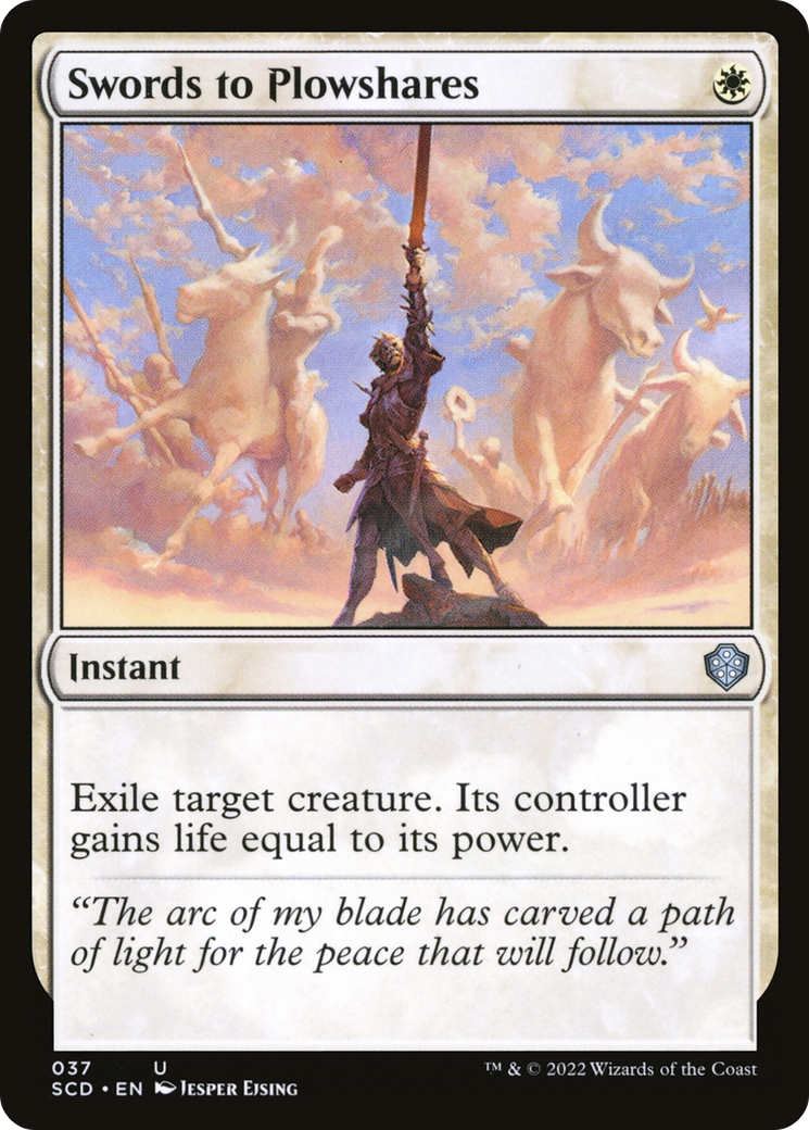 Swords to Plowshares [Starter Commander Decks] - Destination Retro