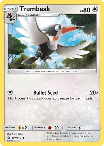 Trumbeak (107/149) [Sun & Moon: Base Set] - Destination Retro
