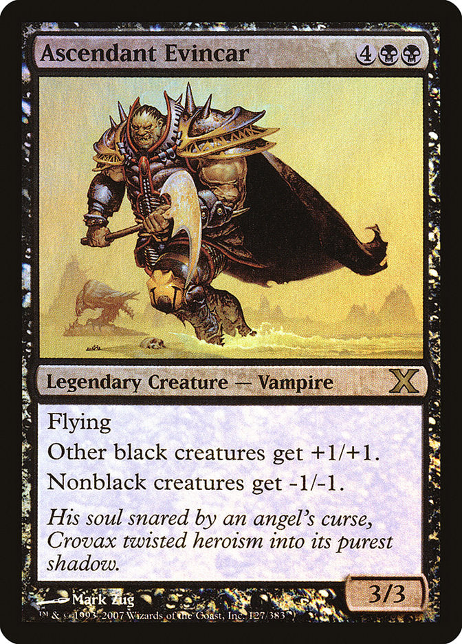Ascendant Evincar (Premium Foil) [Tenth Edition] - Destination Retro