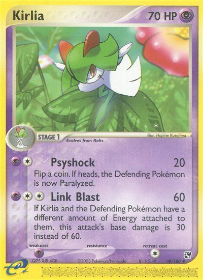 Kirlia (40/100) [EX: Sandstorm] - Destination Retro