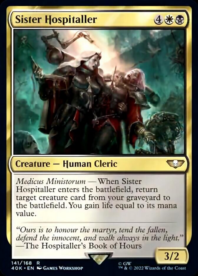 Sister Hospitaller [Universes Beyond: Warhammer 40,000] - Destination Retro