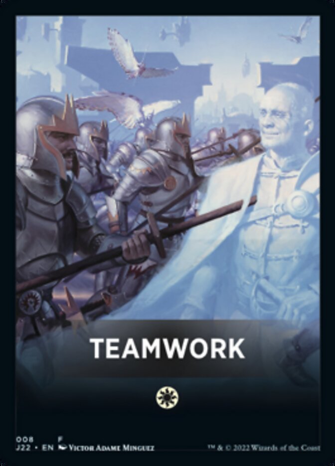 Teamwork Theme Card [Jumpstart 2022 Front Cards] - Destination Retro