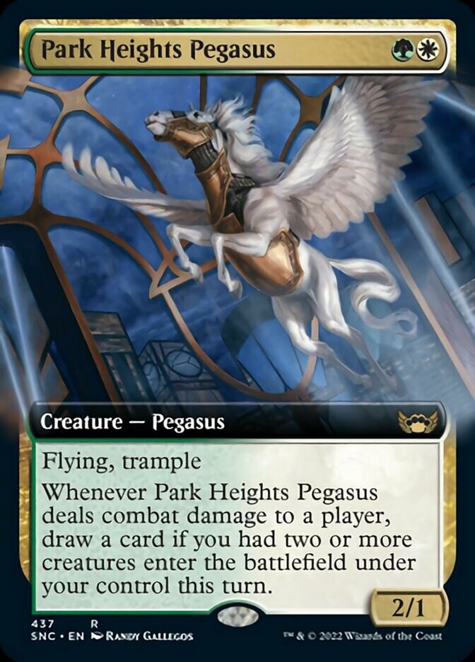 Park Heights Pegasus (Extended Art) [Streets of New Capenna] - Destination Retro