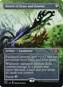 Sword of Feast and Famine (Borderless) [Double Masters] - Destination Retro