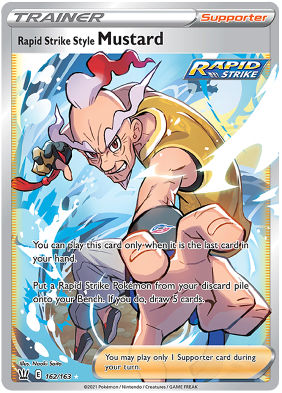 Rapid Strike Style Mustard (162/163) [Sword & Shield: Battle Styles] - Destination Retro