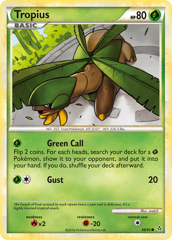Tropius (66/95) [HeartGold & SoulSilver: Unleashed] - Destination Retro
