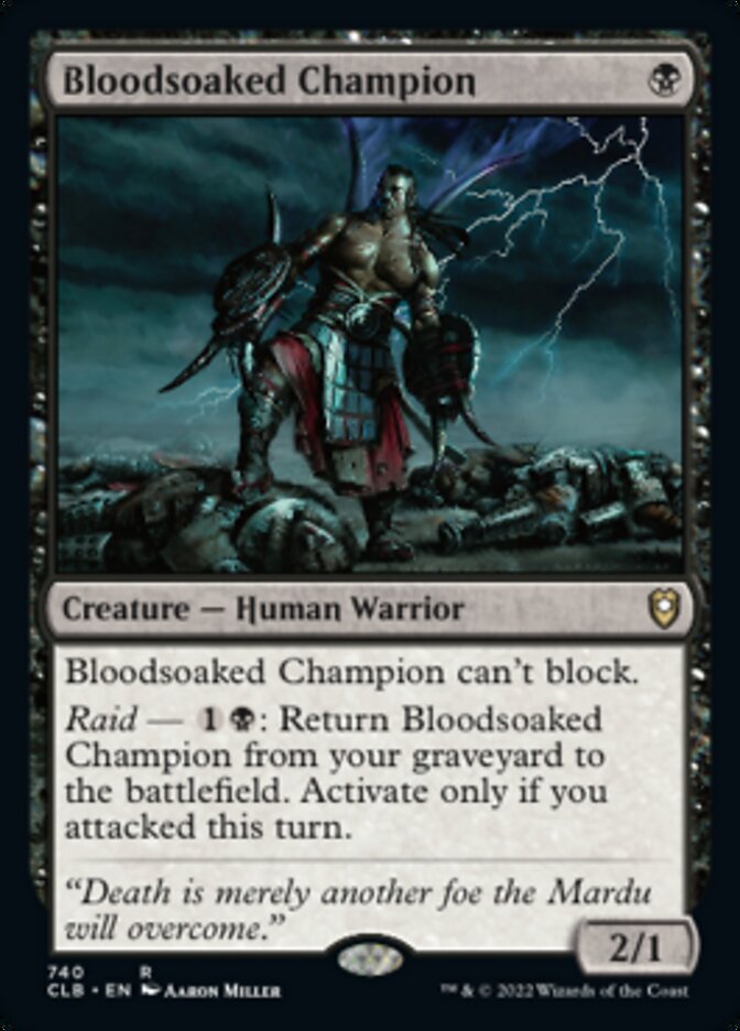 Bloodsoaked Champion [Commander Legends: Battle for Baldur's Gate] - Destination Retro