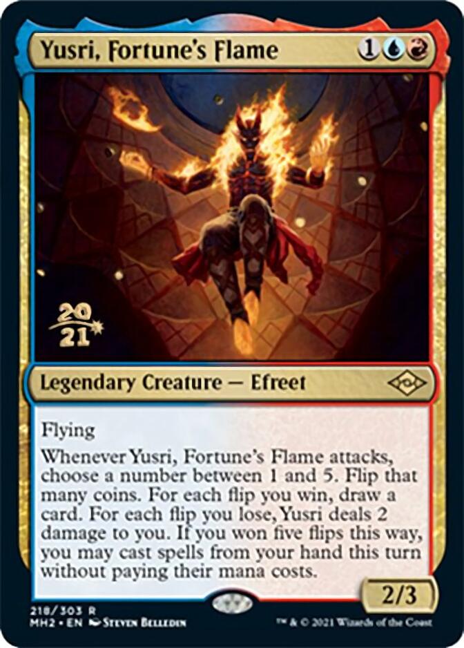 Yusri, Fortune's Flame [Modern Horizons 2 Prerelease Promos] - Destination Retro