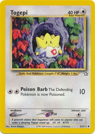 Togepi (51/111) [Neo Genesis Unlimited] - Destination Retro