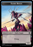 Faerie Rogue // Pirate (0011) Double-Sided Token [Wilds of Eldraine Commander Tokens] - Destination Retro