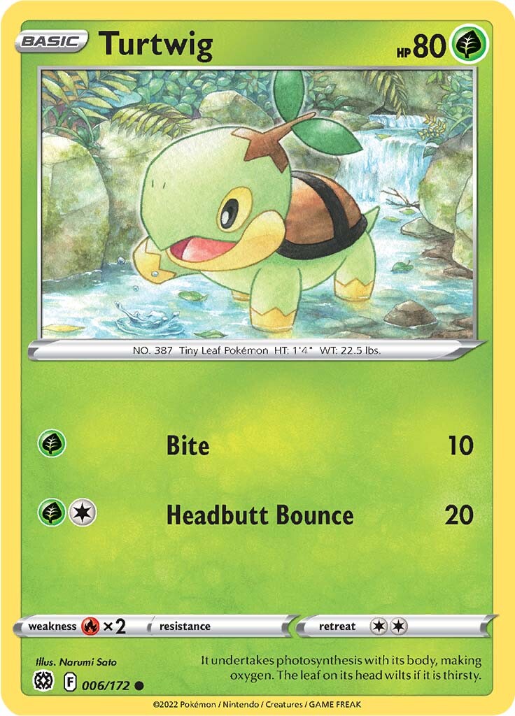 Turtwig (006/172) [Sword & Shield: Brilliant Stars] - Destination Retro