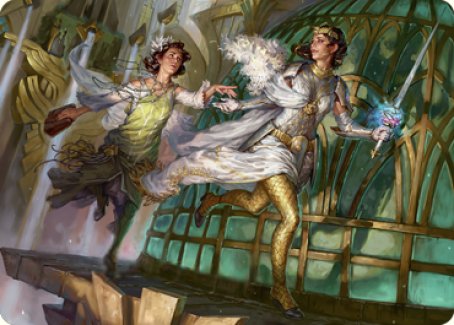 Daring Escape Art Card [Streets of New Capenna Art Series] - Destination Retro