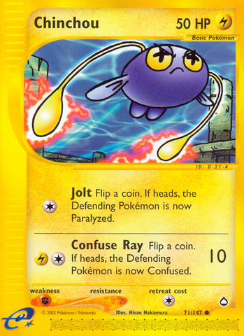 Chinchou (71/147) [Aquapolis] - Destination Retro