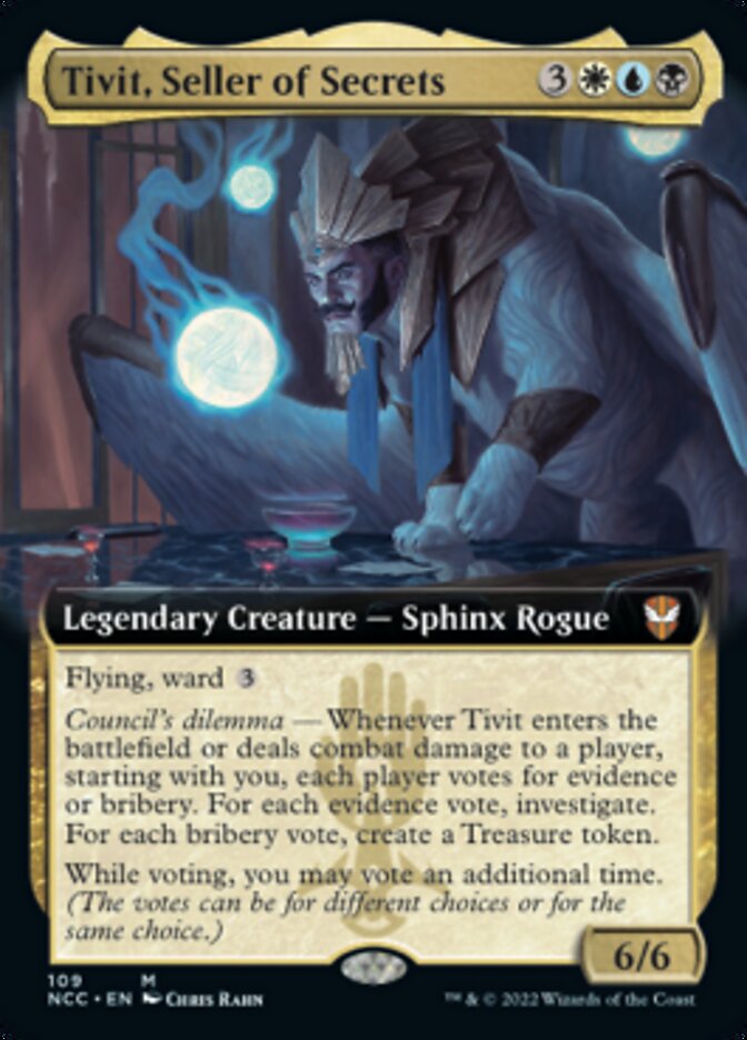 Tivit, Seller of Secrets (Extended Art) [Streets of New Capenna Commander] - Destination Retro