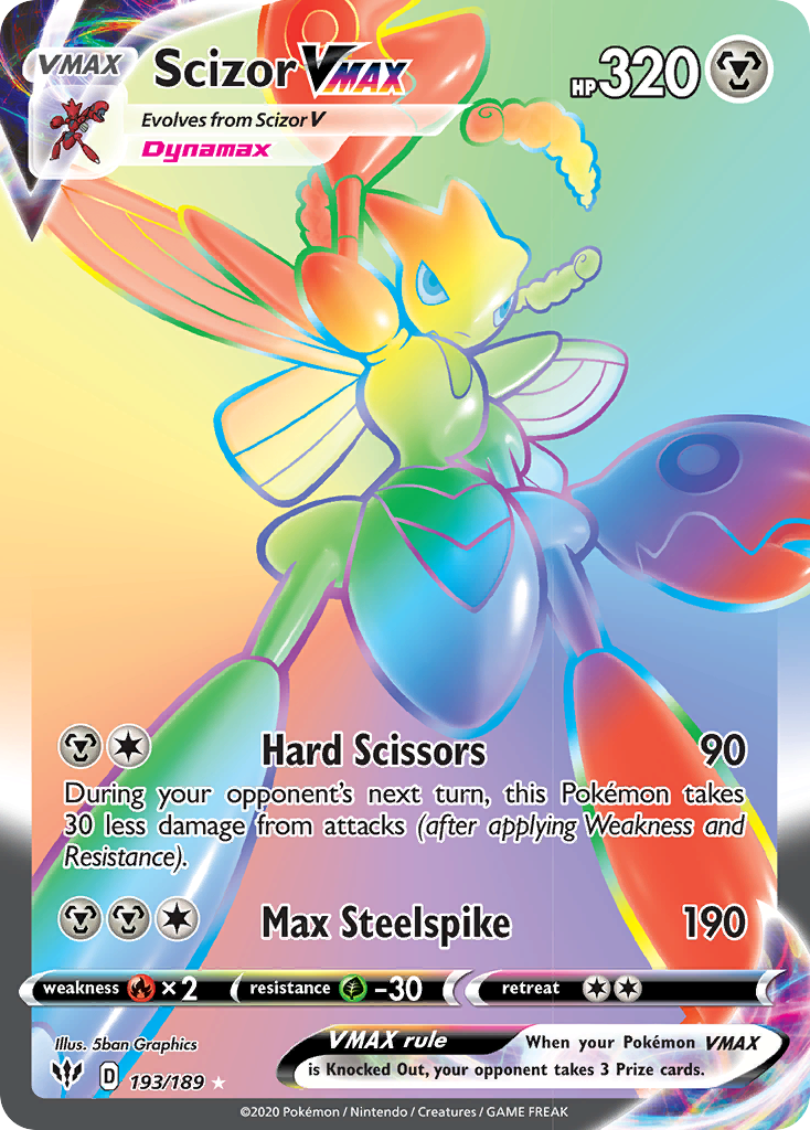 Scizor VMAX (193/189) [Sword & Shield: Darkness Ablaze] - Destination Retro