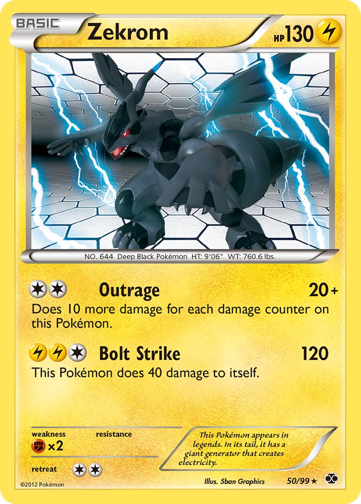 Zekrom (Next Destinies) (50/99) [Theme Deck Exclusives] - Destination Retro