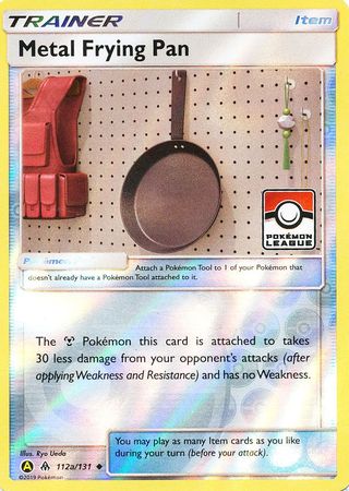 Metal Frying Pan (112a/131) (League Promo) [Sun & Moon: Forbidden Light] - Destination Retro