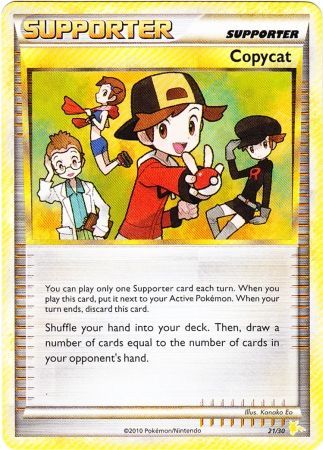 Copycat (21/30) [HeartGold & SoulSilver: Trainer Kit - Gyarados & Raichu] - Destination Retro