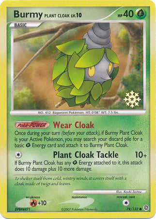 Burmy Plant Cloak (78/132) [Countdown Calendar Promos] - Destination Retro