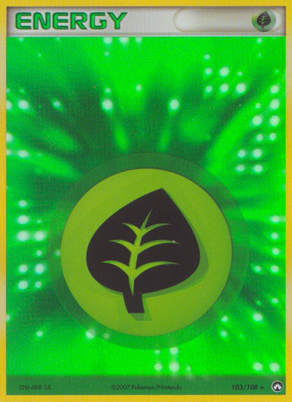 Grass Energy (103/108) [EX: Power Keepers] - Destination Retro