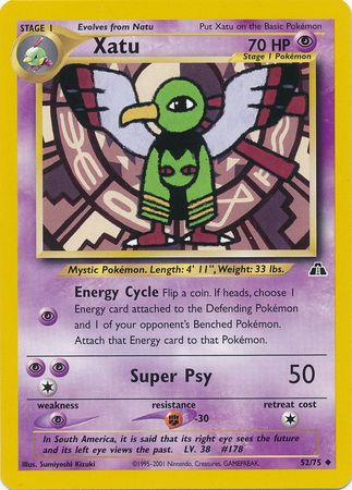 Xatu (52/75) [Neo Discovery Unlimited] - Destination Retro