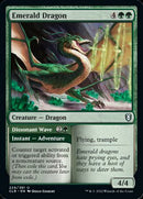 Emerald Dragon // Dissonant Wave [Commander Legends: Battle for Baldur's Gate] - Destination Retro