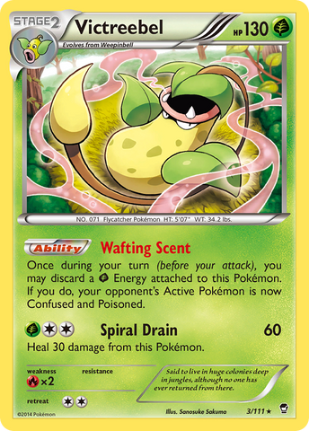 Victreebel (3/111) [XY: Furious Fists] - Destination Retro