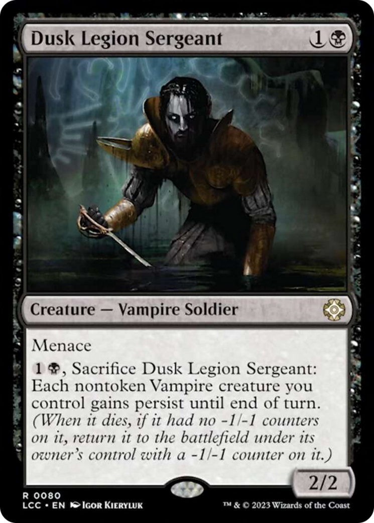Dusk Legion Sergeant [The Lost Caverns of Ixalan Commander] - Destination Retro