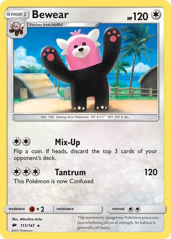 Bewear (111/147) [Sun & Moon: Burning Shadows] - Destination Retro