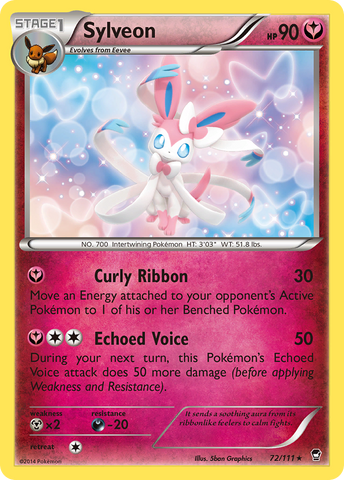 Sylveon (72/111) [XY: Furious Fists] - Destination Retro
