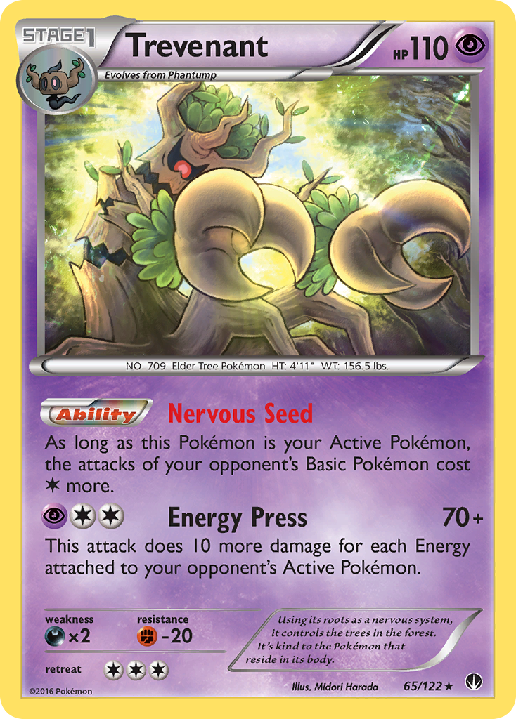 Trevenant (65/122) [XY: BREAKpoint] - Destination Retro