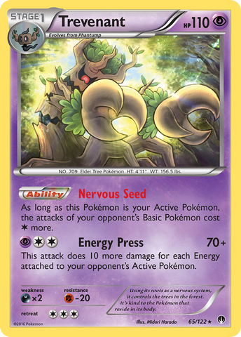 Trevenant (65/122) [XY: BREAKpoint] - Destination Retro