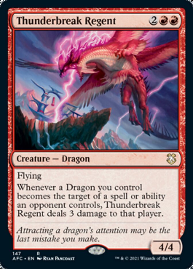 Thunderbreak Regent [Dungeons & Dragons: Adventures in the Forgotten Realms Commander] - Destination Retro