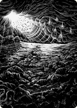 Plains 2 Art Card [Innistrad: Crimson Vow Art Series] - Destination Retro