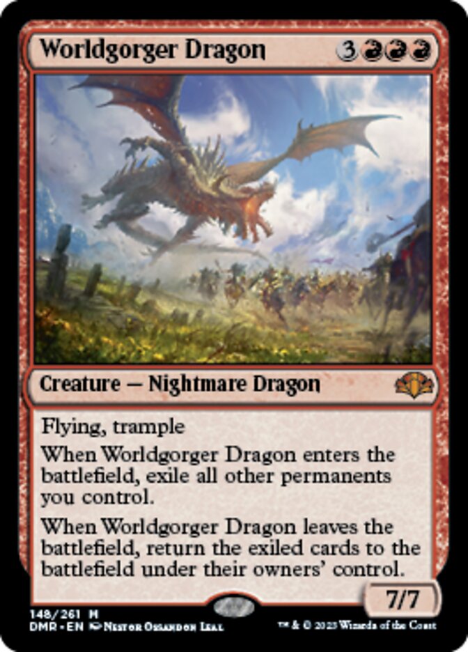 Worldgorger Dragon [Dominaria Remastered] - Destination Retro