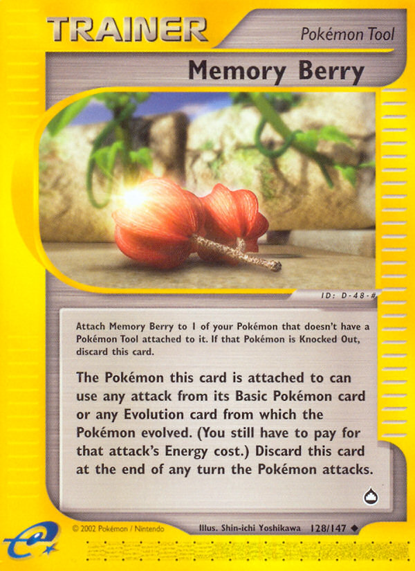 Memory Berry (128/147) [Aquapolis] - Destination Retro