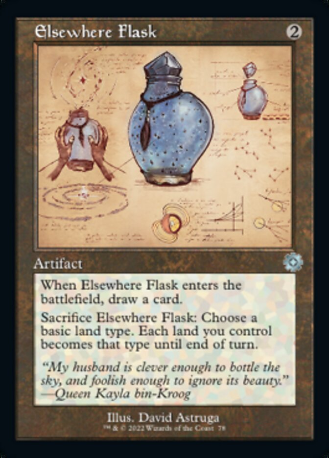Elsewhere Flask (Retro Schematic) [The Brothers' War Retro Artifacts] - Destination Retro
