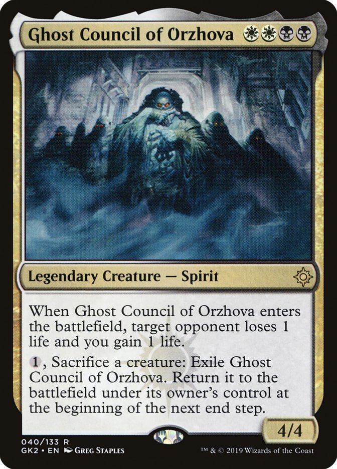 Ghost Council of Orzhova [Ravnica Allegiance Guild Kit] - Destination Retro