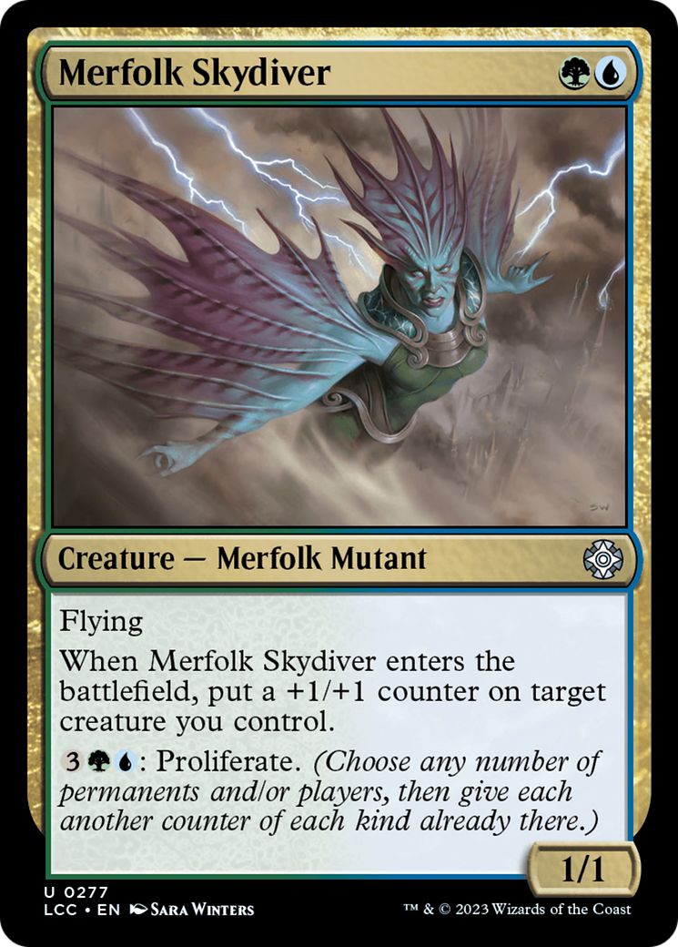Merfolk Skydiver [The Lost Caverns of Ixalan Commander] - Destination Retro