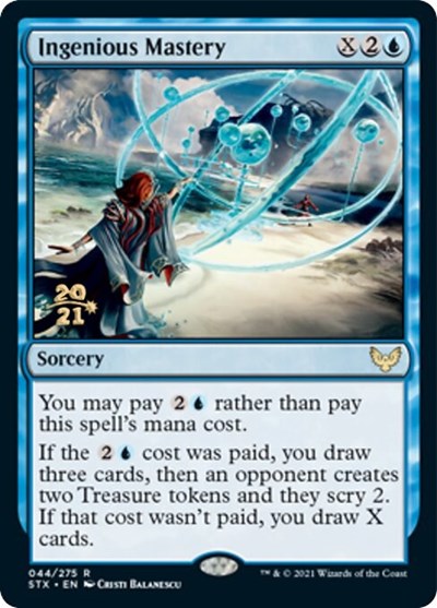 Ingenious Mastery [Strixhaven: School of Mages Prerelease Promos] - Destination Retro
