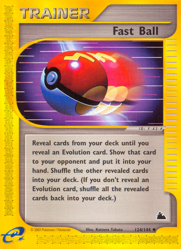 Fast Ball (124/144) [Skyridge] - Destination Retro