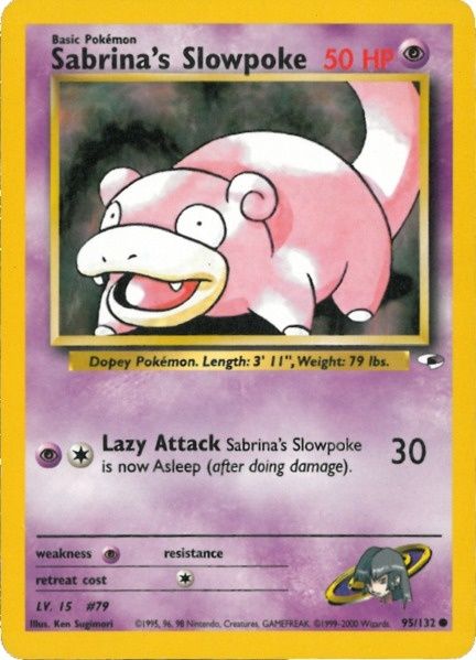 Sabrina's Slowpoke (95/132) [Gym Heroes Unlimited] - Destination Retro