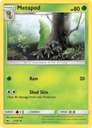 Metapod (2/147) [Sun & Moon: Burning Shadows] - Destination Retro