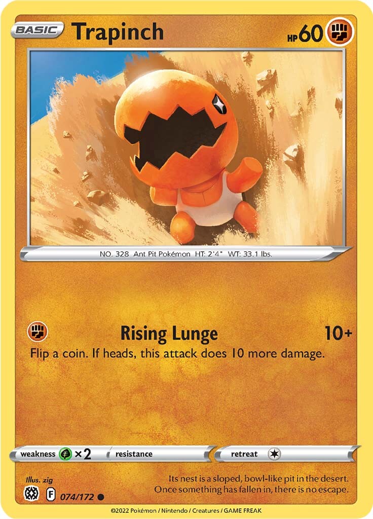 Trapinch (074/172) [Sword & Shield: Brilliant Stars] - Destination Retro