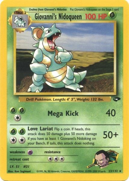 Giovanni's Nidoqueen (23/132) [Gym Challenge Unlimited] - Destination Retro