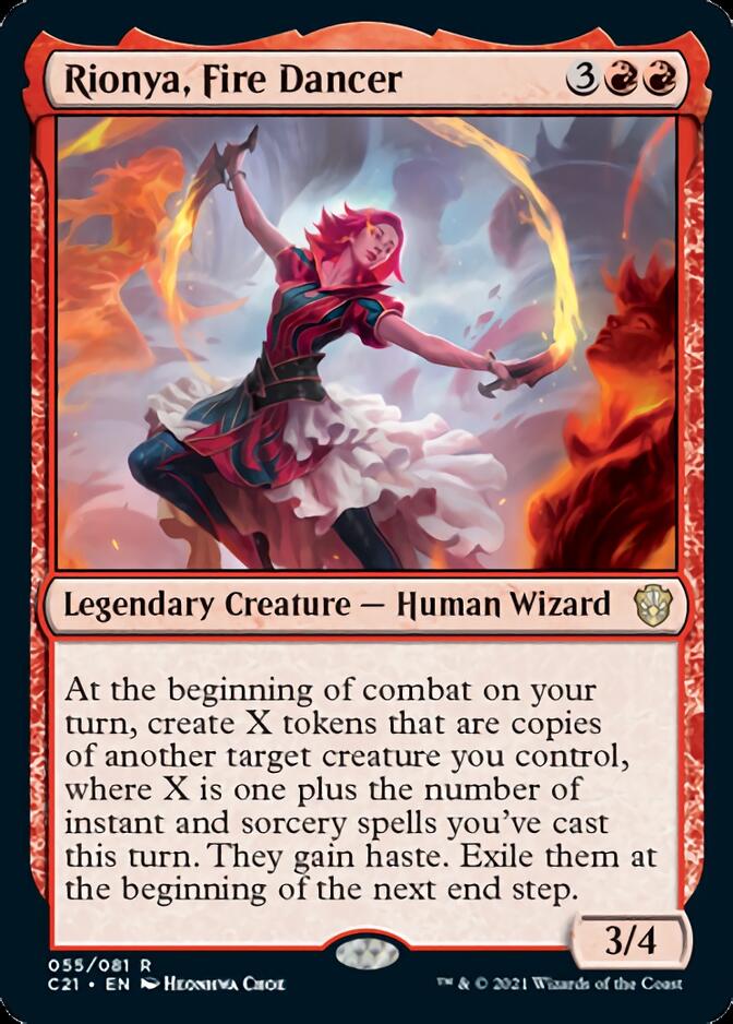 Rionya, Fire Dancer [Commander 2021] - Destination Retro
