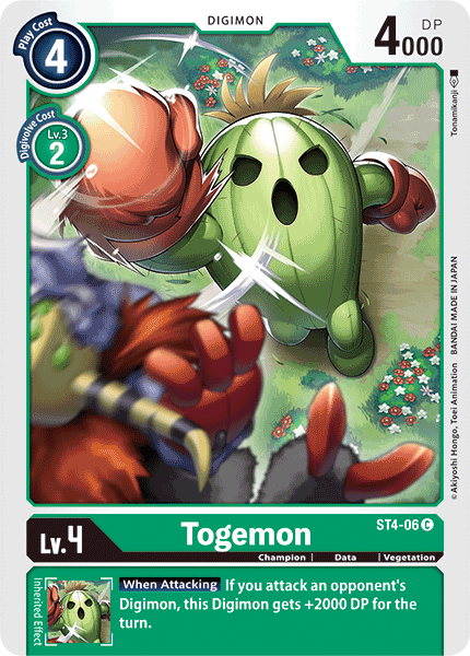 Togemon [ST4-06] [Starter Deck: Giga Green] - Destination Retro