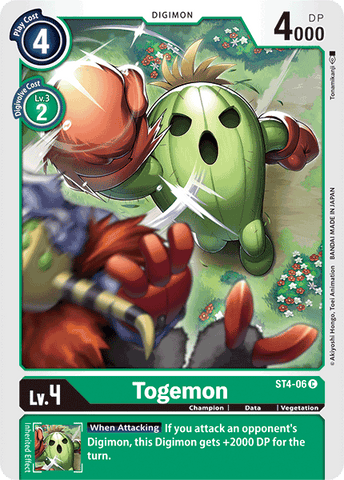 Togemon [ST4-06] [Starter Deck: Giga Green] - Destination Retro