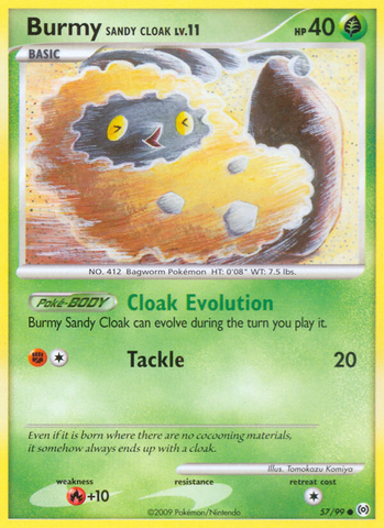 Burmy Sandy Cloak (57/99) [Arceus] - Destination Retro