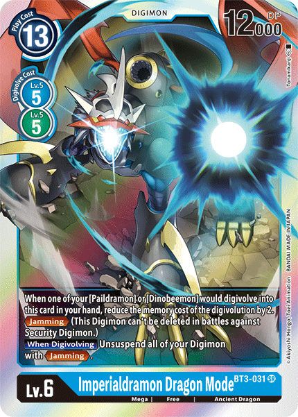 Imperialdramon Dragon Mode [BT3-031] [Release Special Booster Ver.1.5] - Destination Retro